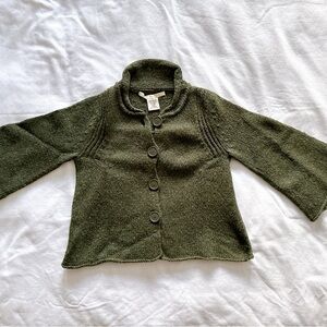 Max Studio Forest Green Knit Sweater